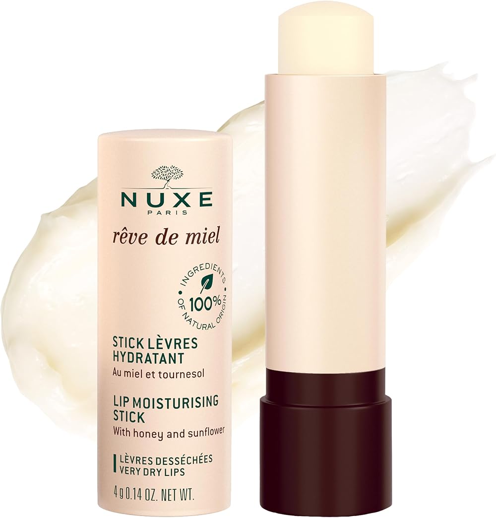 Nuxe Reve de Miel Lip Balm Stick 4g Nourishing Hydrates Repairs Protects Vegan