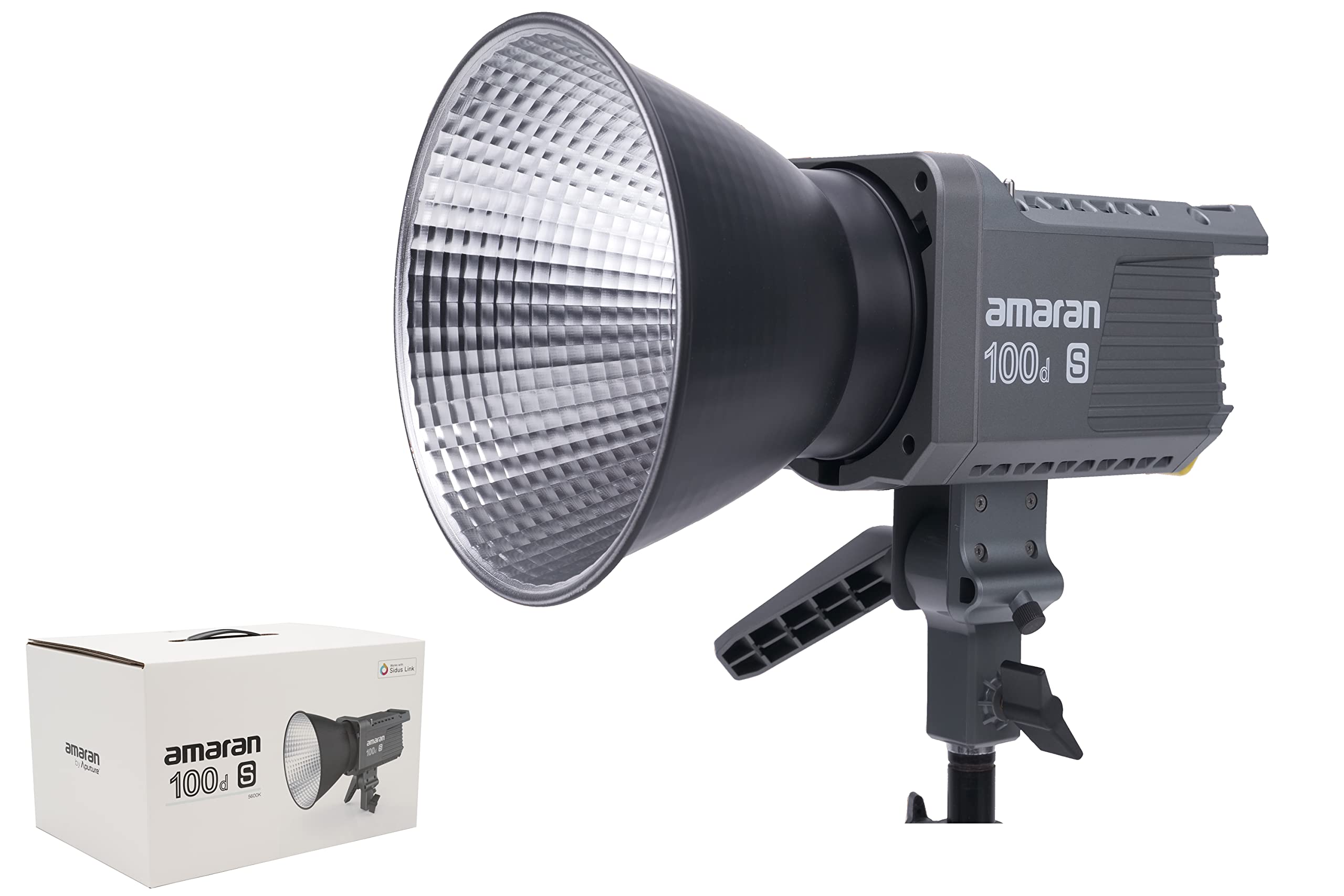 Aputure Amaran 100d S, Amaran 200d S 100W / 200W Daylight Led Video Light, CRI 96+ TLCI 99+ App Control Bowens Mount for Video Photography Live Streaming Studio Filmmaking (Amaran 100D S)