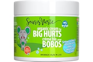 Souris Verte Organic Boo Boo Healing & Diaper Rash Cream – Made in Canada – Cloth Diaper Safe (1-pack)