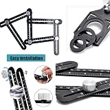 JIRENSH Multi Angle Measuring Ruler Angleizer Template Tool view 4