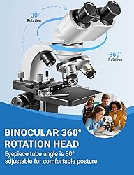 Binocular Compound Microscope 40X-2000X, Research