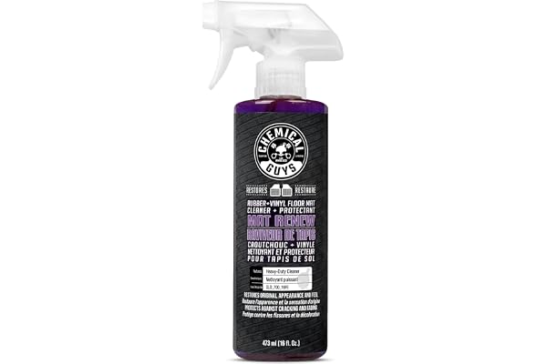 Chemical Guys Mat Renew Rubber + Vinyl Floor Mat Cleaner And Protectant, Safe for Cars, Trucks, SUVs, Motorcycles, RVs & More