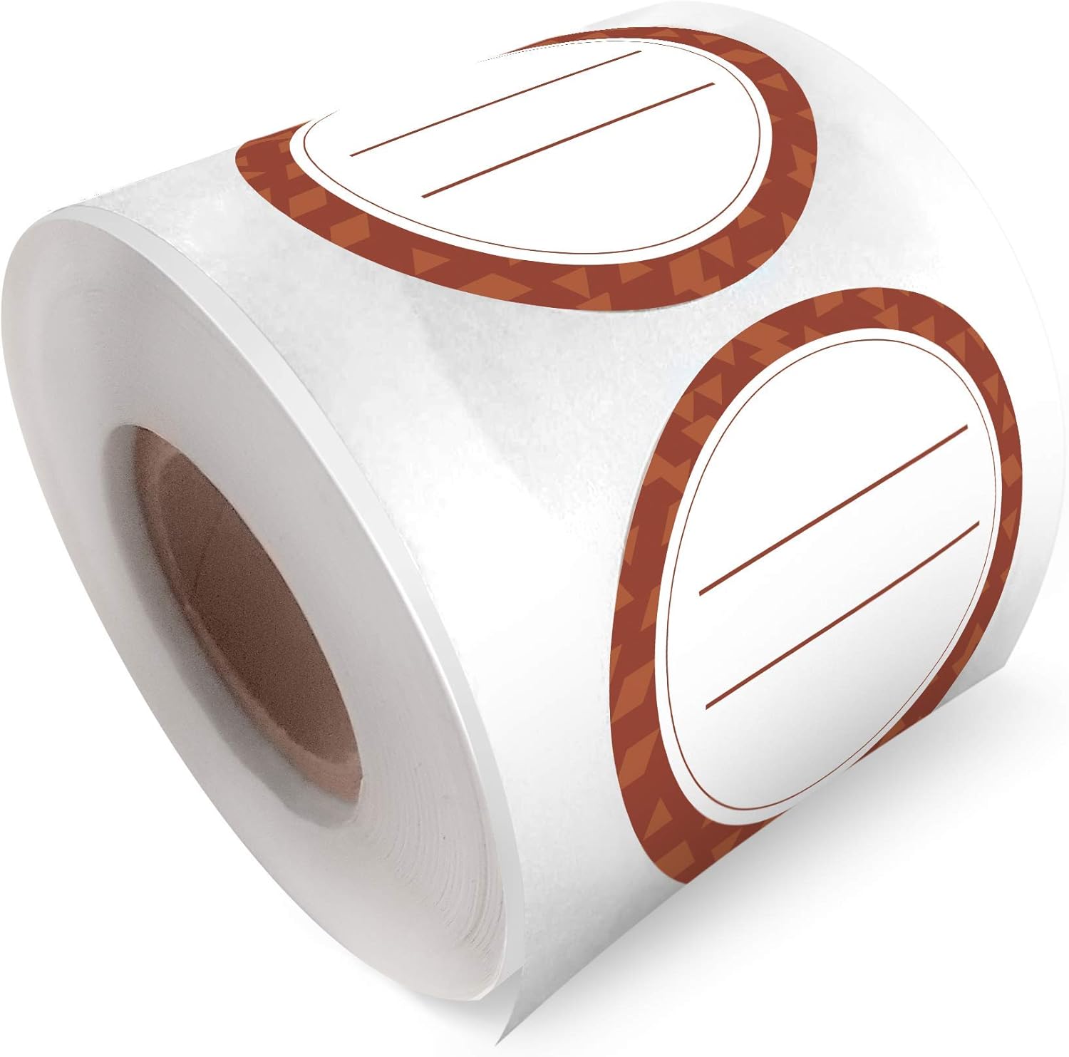 Canning Labels Dissolvable Labels For Mason Jars and More - Chestnut (2" Round 200/roll) Canning Supplies Stickers Washes Off in Seconds Like Magic - Jar Labels Homemade Jam, Jelly, and More