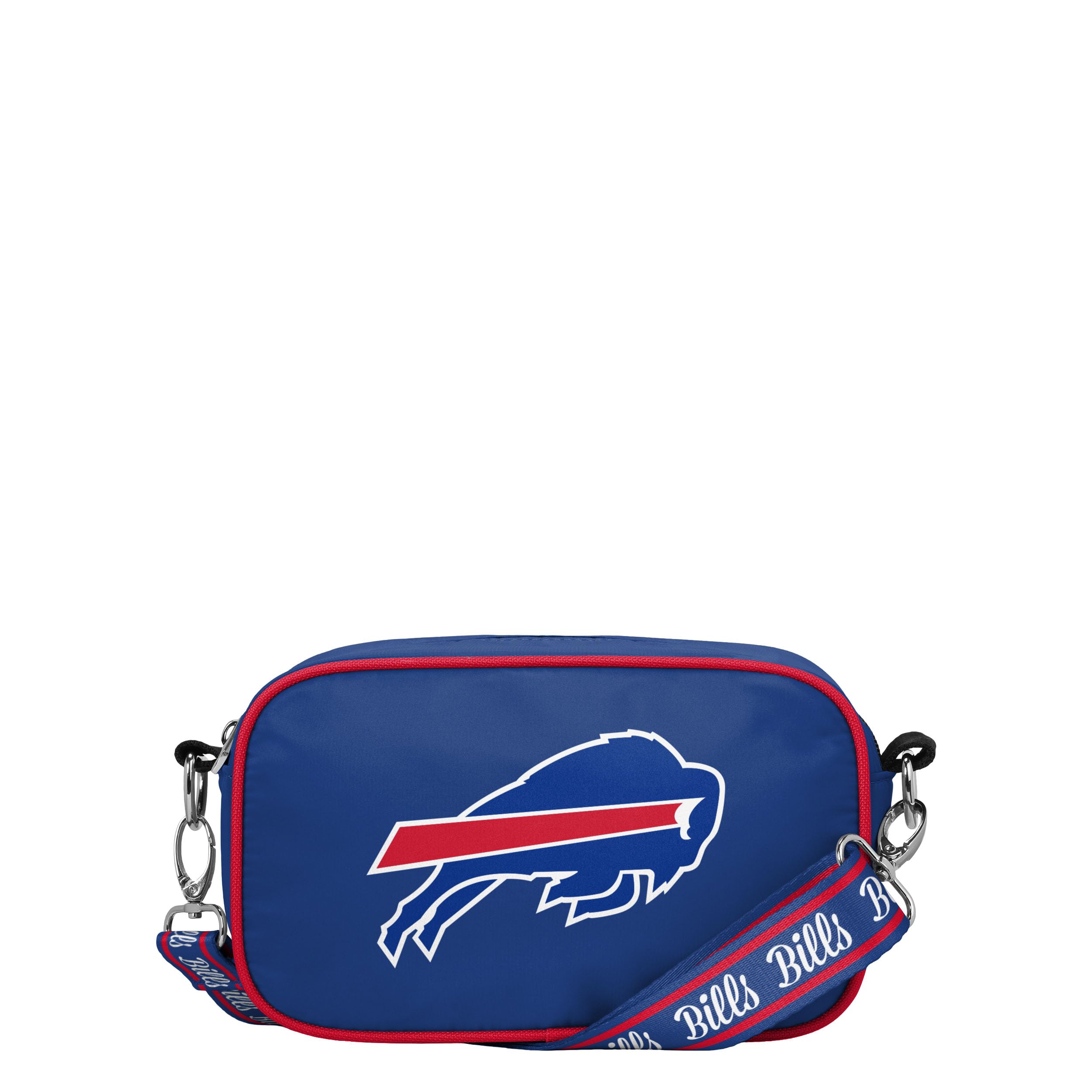 FOCO NFL Team Logo Solid Crossbody Bag, Buffalo Bills