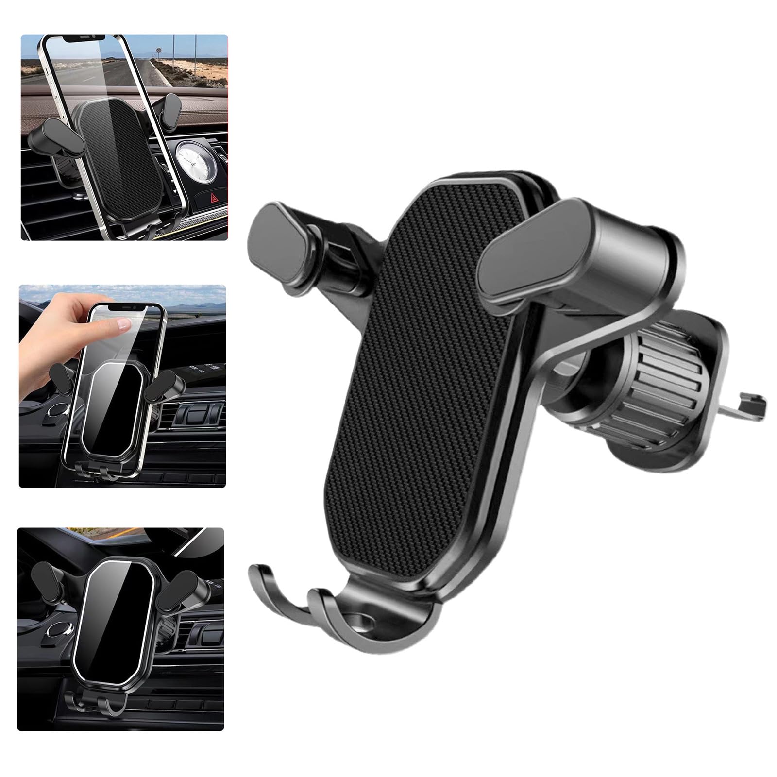 YVIFEVG Car Phone Holder Stand Mount Magnetic Universal Adjustable Accessories for Car, Compatible with iPhone Cell Phone