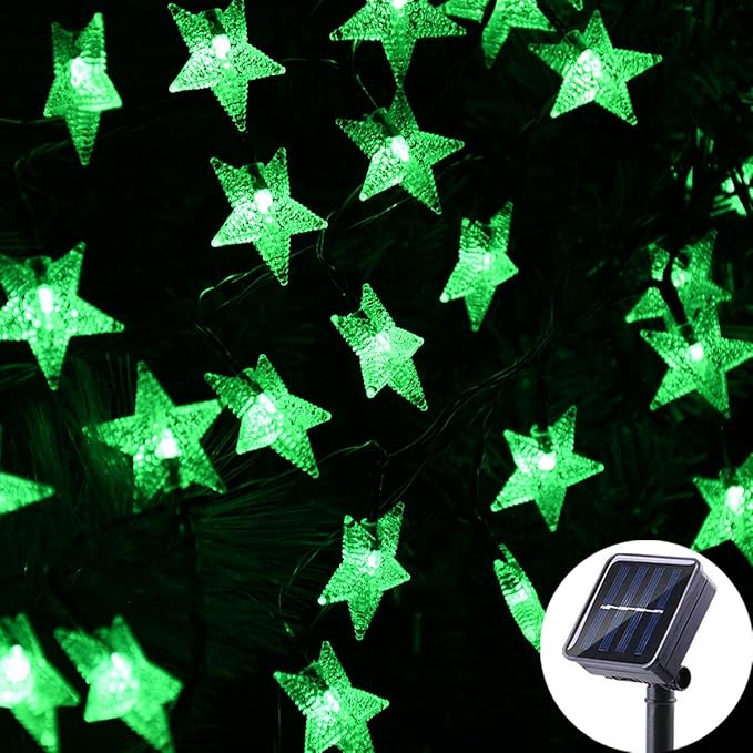 Amazon.com : Viewpick St. Patrick's Day Green Decoration Outdoor Solar