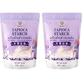 52usa Tapioca starch 2 packs 28 oz | Gluten Free, Kosher, Vegan, No Preservatives, All Natural, Thickener for Soups, Gravies, Baking and Cooking