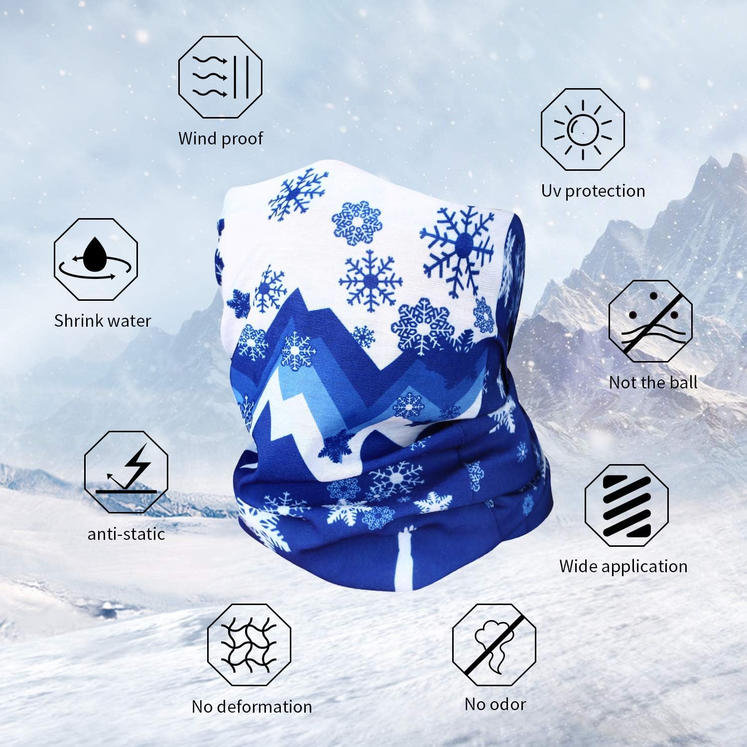 N pcs Magic Scarf Multifunctional Summer Balaclava for Neck, Face and Head Protection (US-Flags) at  Men’s Clothing store