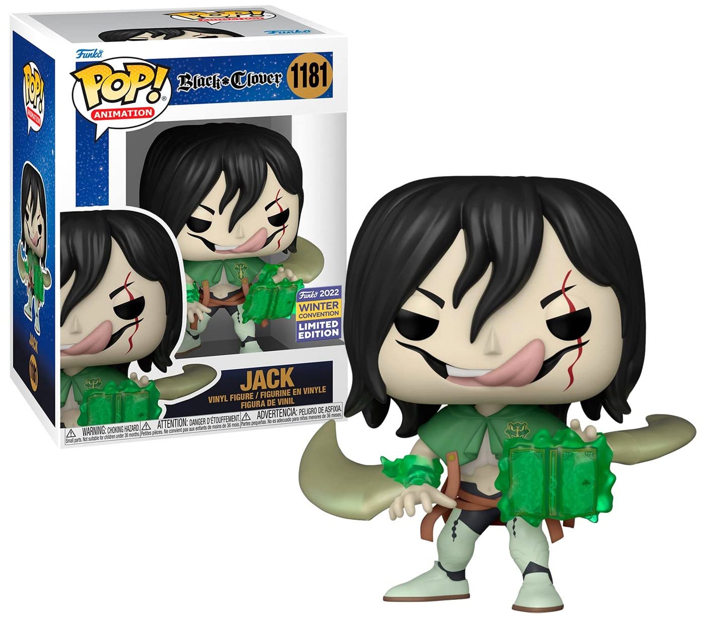 Funko POP! Animation: Black Clover - Jack - (Ripper) - Collectable Vinyl Figure - Gift Idea - Official Merchandise - Toys for Kids & Adults - Anime Fans - Model Figure for Collectors and Display