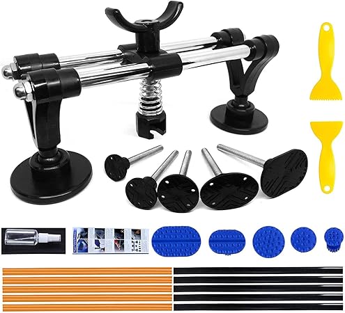 Amazon Gliston デントリペアツール 凹み直し ブリッジ型引っ張り工具 バキュームリフター Diy用品 ボディ フェンダー補修ツール 車 バイク