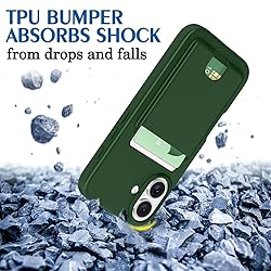 Petocase for iPhone 16 Wallet Case Card Holder Slot