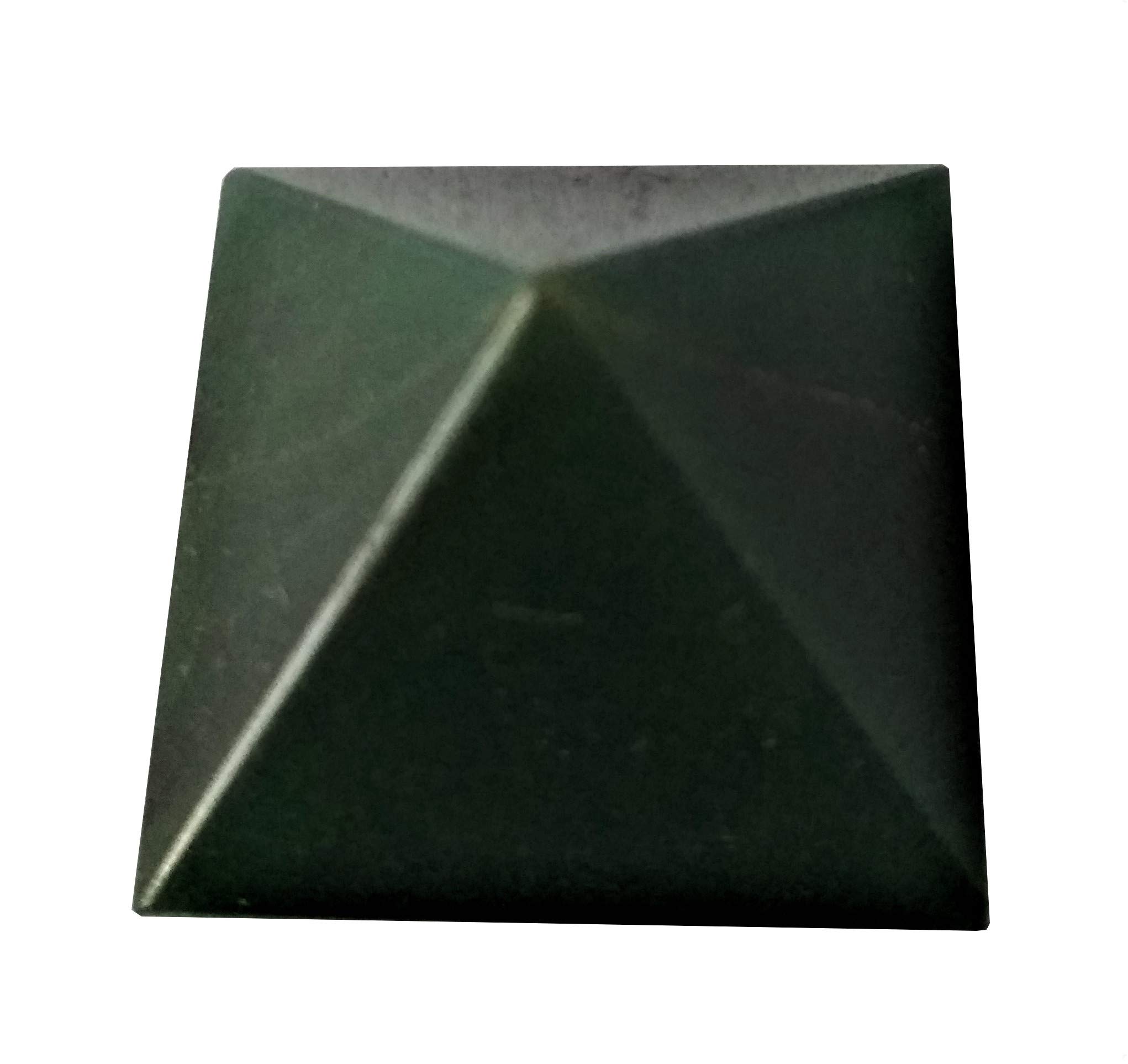 Purpledip Green Aventurine Gemstone Pyramid: Hand Polished Natural Healing Rock for Positive Energy (11504)