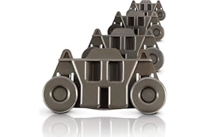 MONKEMON UPGRADED W10195416 (Packs of 4), Resistant to Rust Dishwasher Wheels Lower Rack for Kitchenaid Whirlpool Maytag Kenmore. Dishwasher Rack Parts W10195420 AP5983730 W10579095A Replacement Wheels