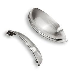 CABDM 10 Pack 4" Drawer Pulls Brushed Satin Nickel