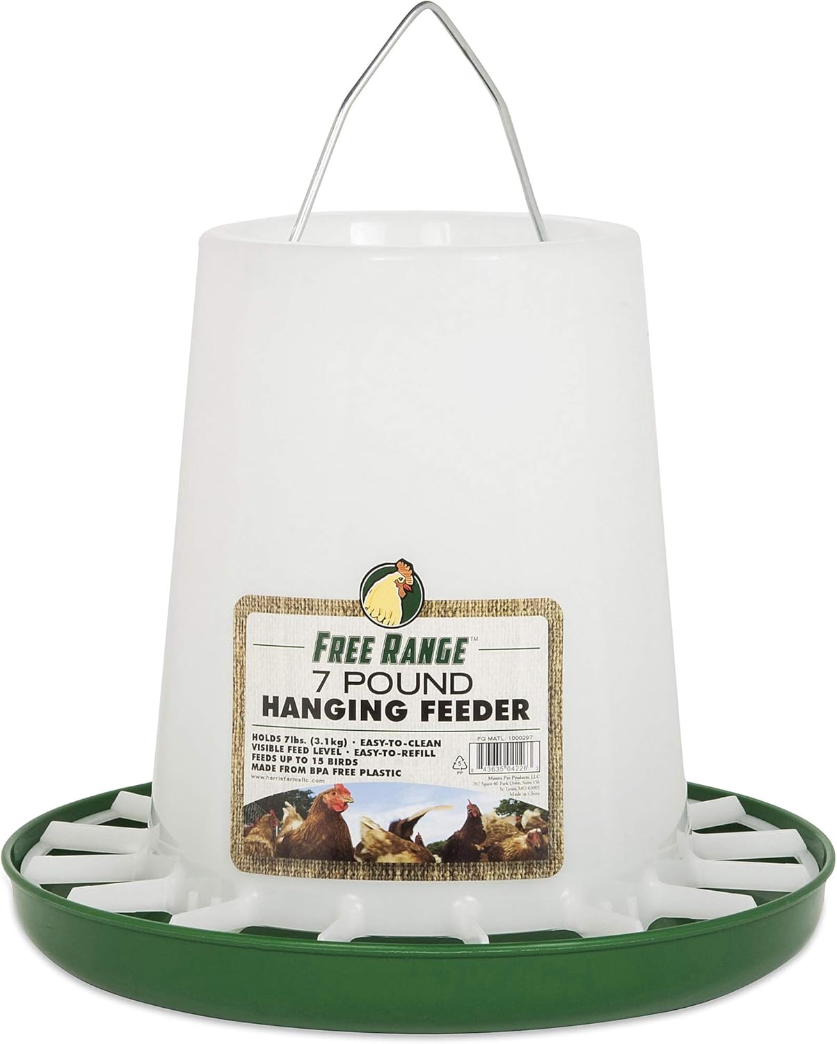 Amazon Com Harris Farms 1000297 Free Range Hanging Poultry Feeder