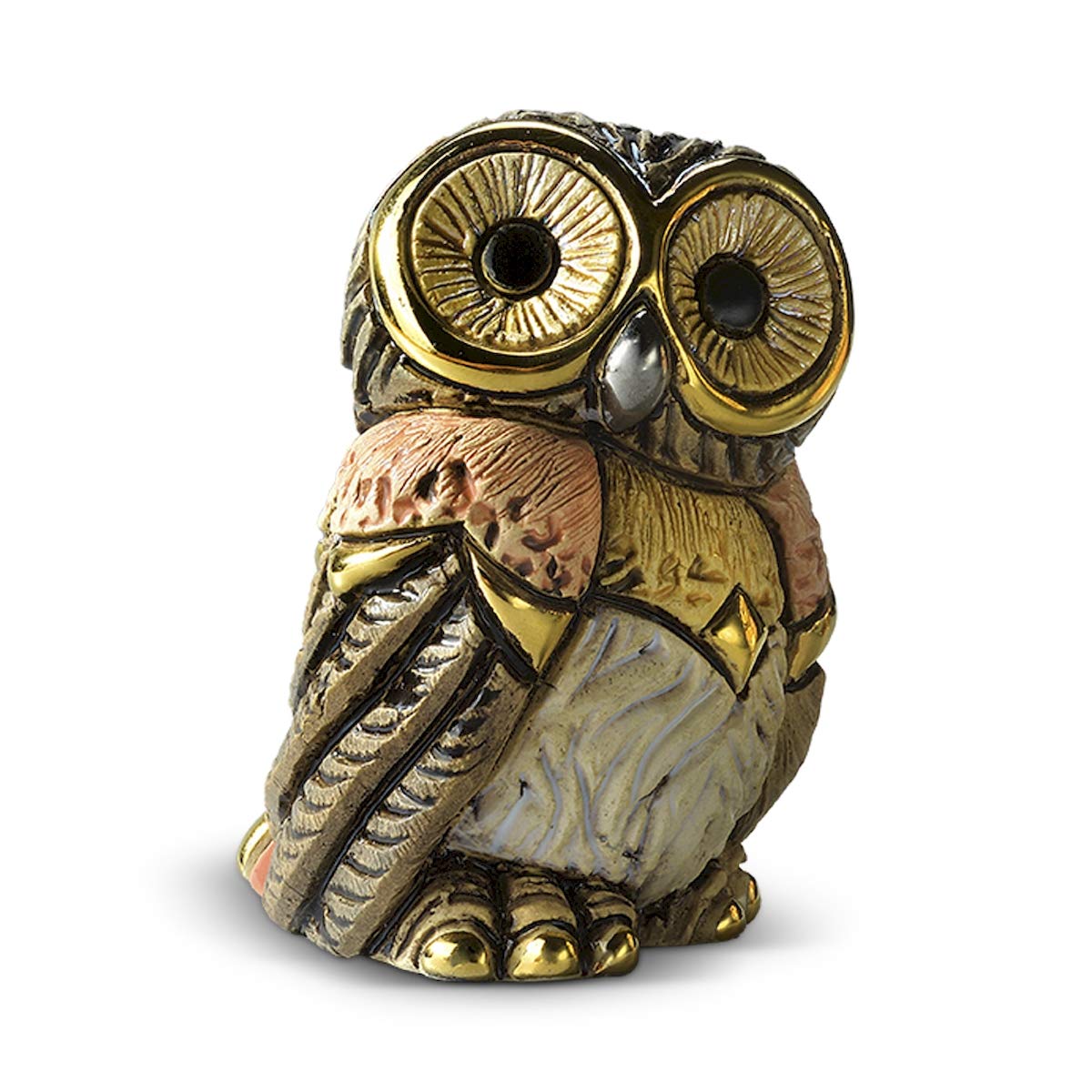 De Rosa Rinconada - Baby Eastern Owl Ceramic Figurine