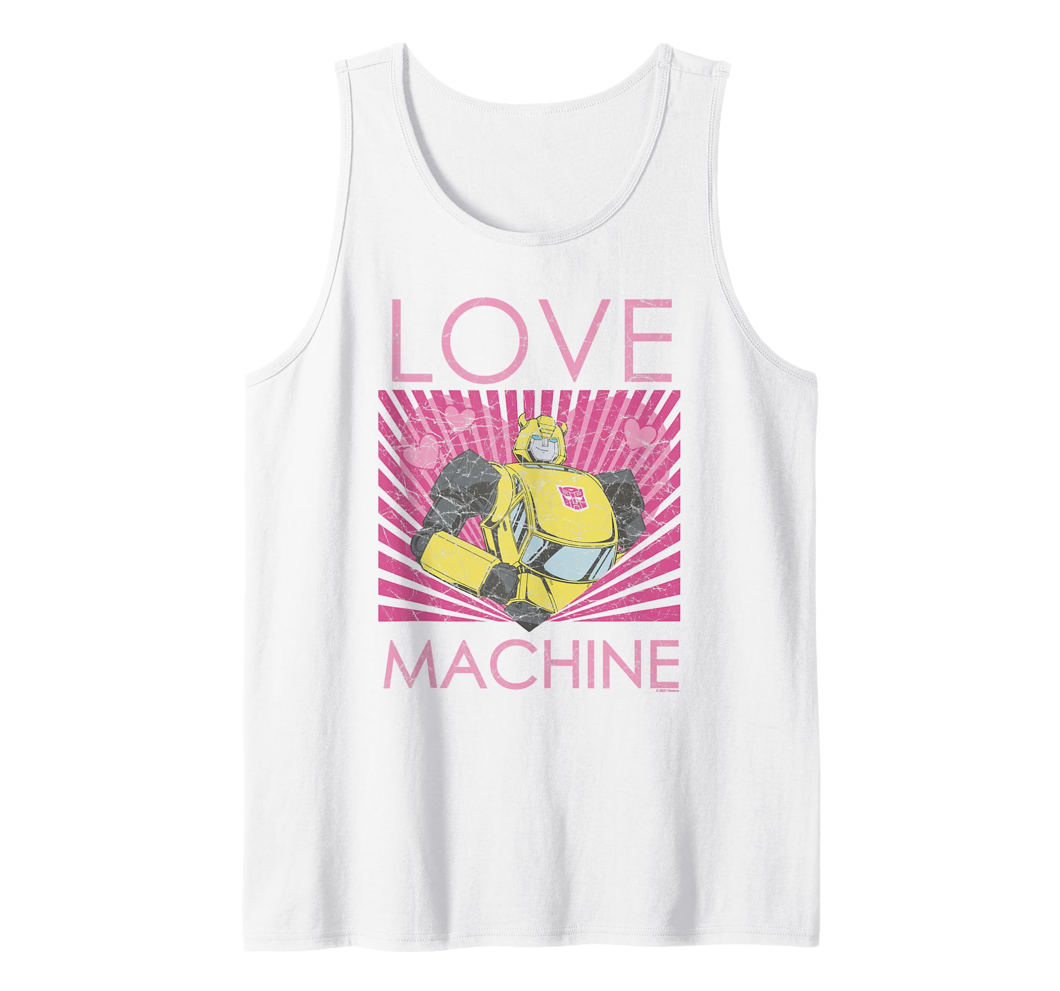 Transformers Bumblebee Valentine's Day Love Machine Tank Top