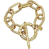 Robert Lee Morris Womens Textured Chain Link Bracelet