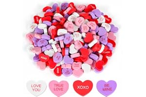 KOLEWO4EVER 200 Pieces Heart Shape Erasers Valentines Day Erasers Mini Erasers for Kids Bulk Love You Erasers Pencil Erasers Erasers for Classroom Exchange Gift School Rewards Prizes Party Supply