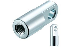 VIILOCK 2pcs Air Cylinder Rod Clevis End, M6x1 Female Thread I Type Connector Air Cylinder Accessories I-16