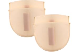 WLLHYF Set-in Shoulder Pads Thickness 1.5cm Breathable Sponge Pads Shoulder Enhancer Sewing Supplies for Women Men Sloping High Low Shoulders Blazer Suit T-Shirt (Skin Color, 2 Pairs)