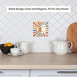 Thsanju Abstract Colorful Sun Retro Geometric