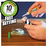 Gorilla Super Glue Gel 3g 2 Pack All Purpose Fast Setting Anti Clog Cap view 5