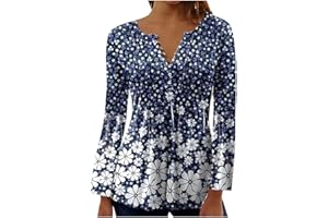 ATOYSOY Summer Blouses for Women 2023 Fashion Lace 3/4 Sleeve Dress Shirts Dressy Casual Business Long Ladies Tops Boho Blouse…