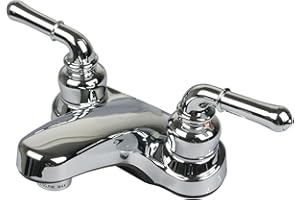 HowPlumb RV/Mobile Home Bathroom Sink Lavatory Faucet, Chrome