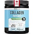 Collagen Powder + Probiotics Supplement | Made in Canada | Grass Fed Hydrolyzed Type 1 & Type 3 Collagen Peptides | Hair, Ski