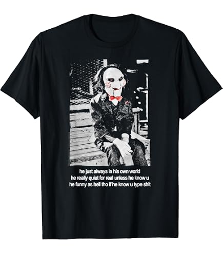 Amazon.com: Saw Jigsaw Movie T Shirt Japanese Print Mens Short
