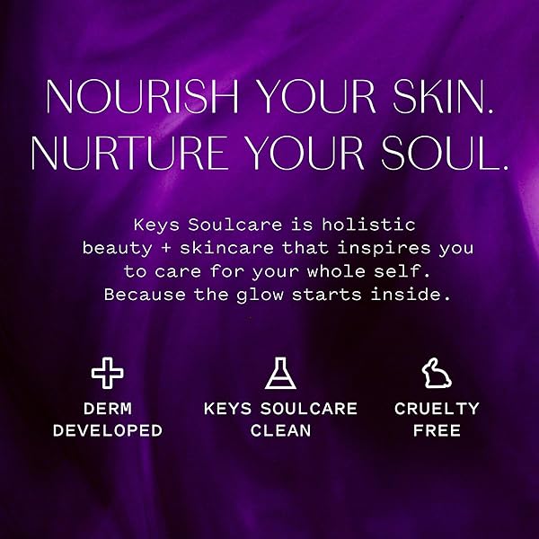 KEYS SOULCARE GOLDEN FACE CLEANSER, GENTLY REMOVES DIRT, MAKEUP & IMPURITIES AND SOOTHES SKIN WITH MANUKA HONEY, CRUELTY-FREE, 5.75 FL OZ