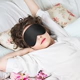 Gritin Silk Sleep Mask with Adjustable Strap and Ear Plugs view 7