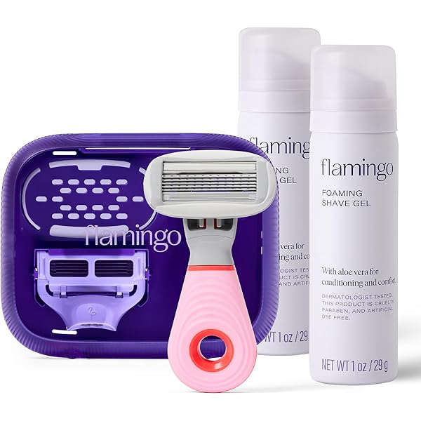 Amazon.com: Flamingo Women's Razor Set (Mint & Gold) : Beauty