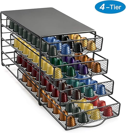 Amazon Com Coffee Pods Holder For Nespresso Originalline 4 Tier