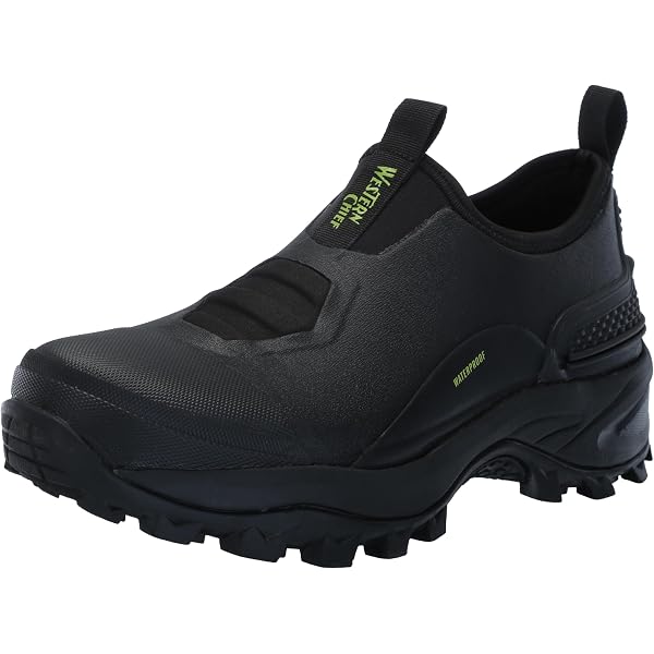 WESTERN CHIEF MEN\'S NEOPRENE RUBBER ANKLE BOOTS VIBRAM Sole Black Size 8 WESTERN CHIEF MEN main image 4