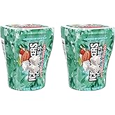 Cubes Chewing Gum, Strawberry Daiquiri Flavor Sugar Free Strawberry Gum, Soft Chew Gum Cubes, 40 Pieces per Bottle, Fruity Summer Gum, Limited Edition, 2 Pack