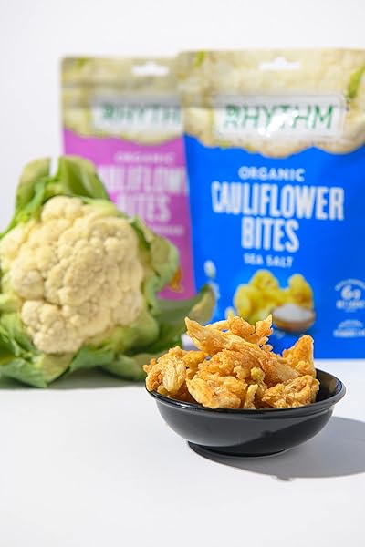 RHYTHM SUPERFOODS, ORGANIC SEA SALT CAULIFLOWER BITES, 1.4 OUNCE