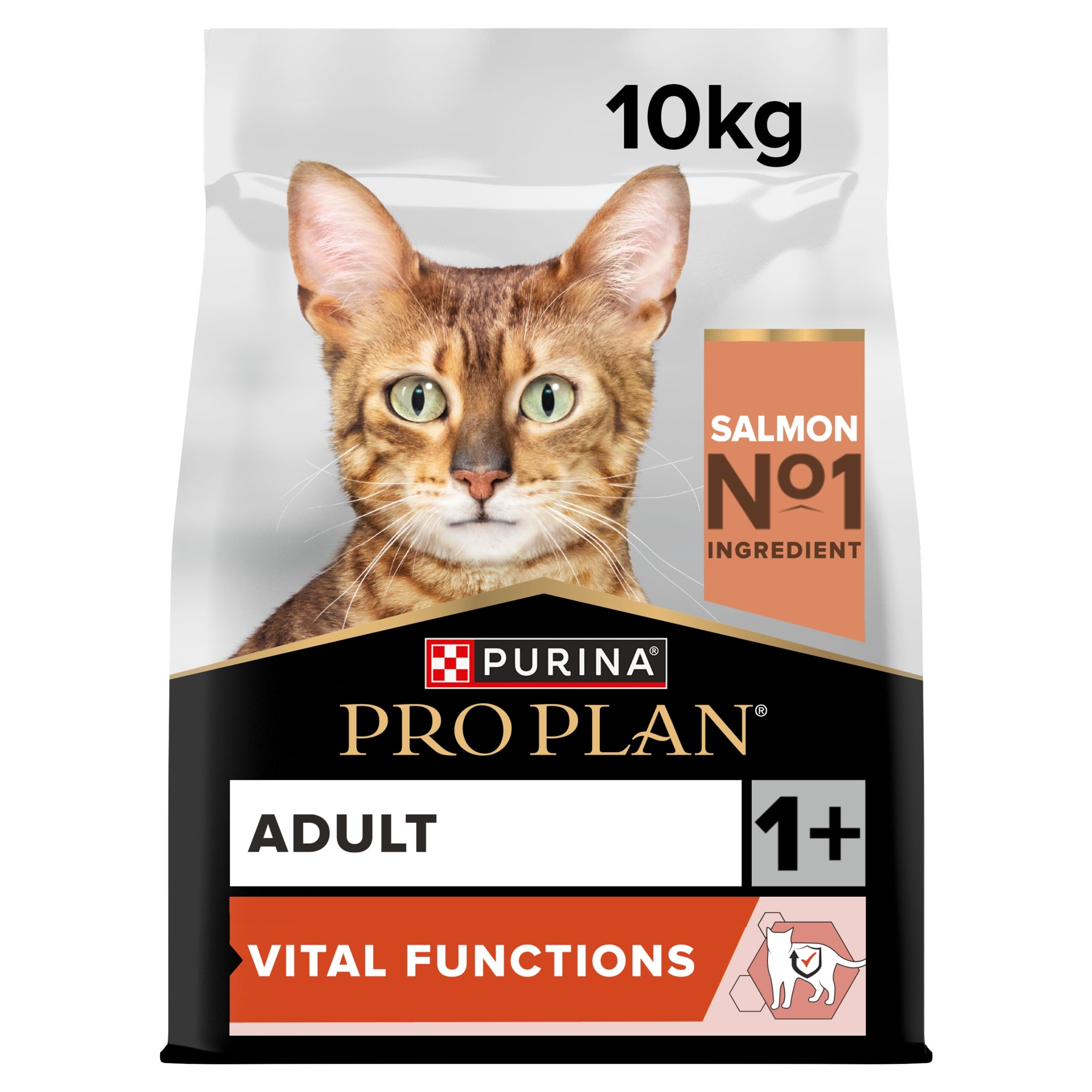 PRO PLAN Adult 1+ Vital Functions Salmon Dry Cat Food 10kg