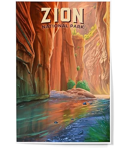 Amazon.com: Lantern Press 8x12 Inch Art Print Wall Decor, Bryce