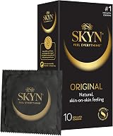 SKYN Original Condoms Pack of 10, Latex Free, 53mm Regular Size