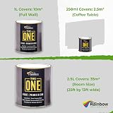 THE ONE All-In-One Paint & Primer Light Grey Satin 250 ml view 3