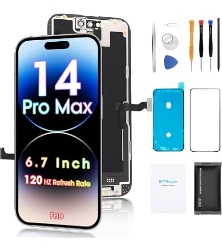 bokman Schermo per iPhone XS Max, Display per iPhone XS Max, LCD Touch