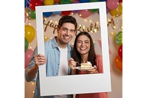 40 x 30 Inch Large Photo Booth Frame Selfie Frame,Blank DIY Cutout Props for Birthday,Wedding Photo Prop,Graduation Photo Boo