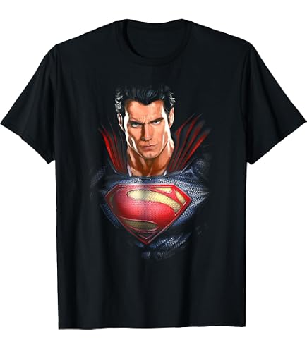 Amazon.com: Superman Man of Steel Symbolic Superman T-Shirt