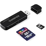 [New Release] KiWiBiRD&reg; USB 3.0 (3.1 Gen 1) Super-Speed Card Reader 8-in-1 for SDXC, SD, MMC, RS-MMC, SDHC, Micro SD, Micro SDXC, Micro SDHC Cards [Supports UHS-I Cards] - BLACK