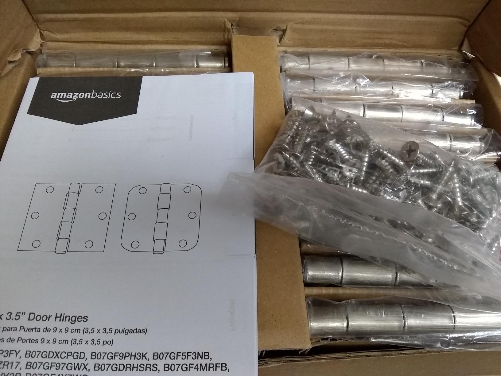 3.5" Door Hinges, 5/8" Radius photo review