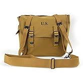 WWII WW2 US Army M36 Haversack Musette Messenger Bag for Men Vintage Tactical Military Shoulder Back Pack Canvas