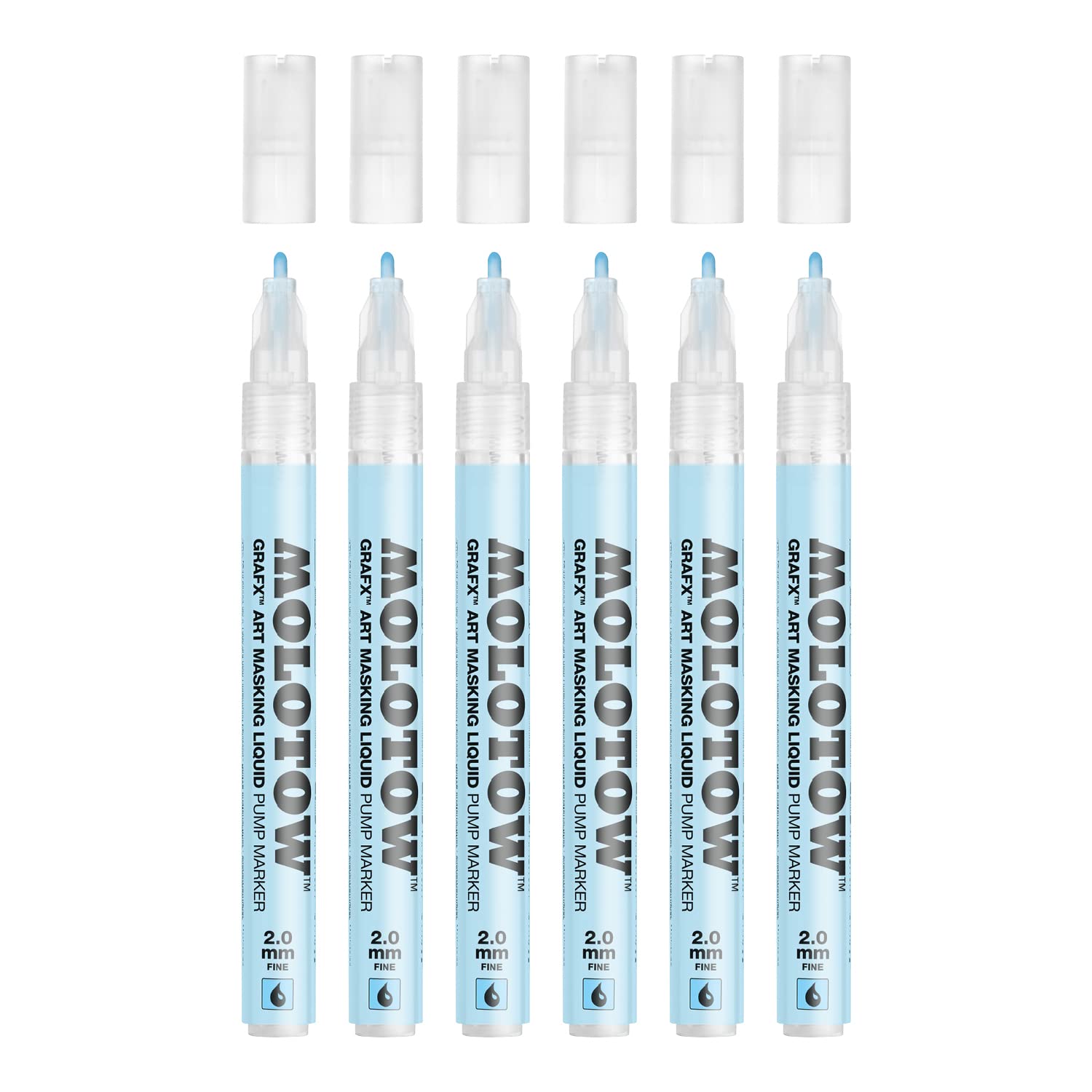 Molotow MO728001 Pump Marker Masking Liquid 2 mm Pack of 1