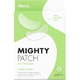 HERO COSMETICS Mighty Patch for Tired Eyes Patches, 6 Count | 3 Pairs, Soothing Hydrogel Patches, Helps Awaken and Visibly De-puff Undereyes, Korean Skincare
